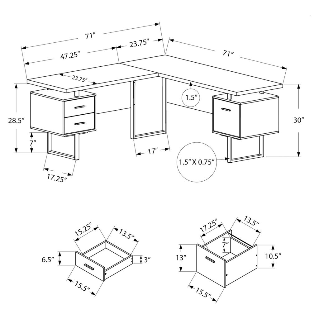 Bureau de travail