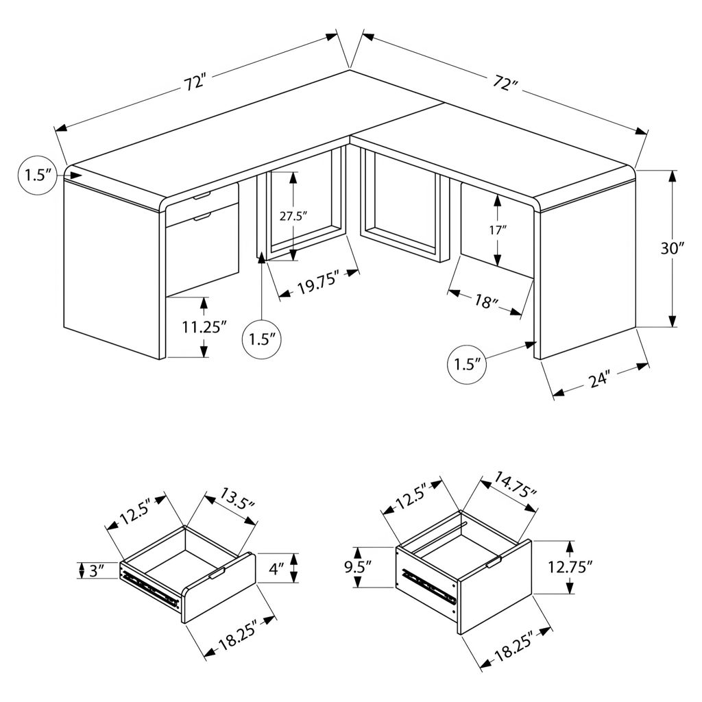 Bureau de travail