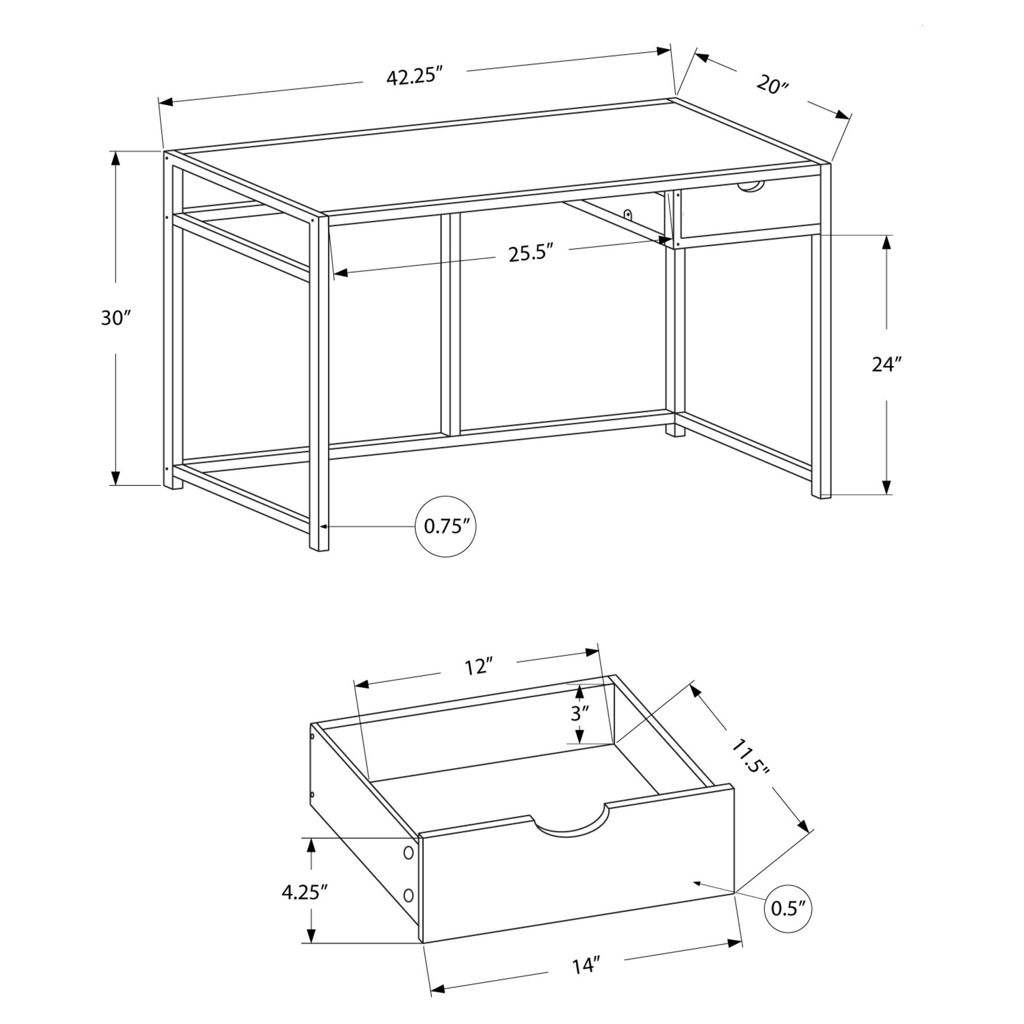 Bureau de travail