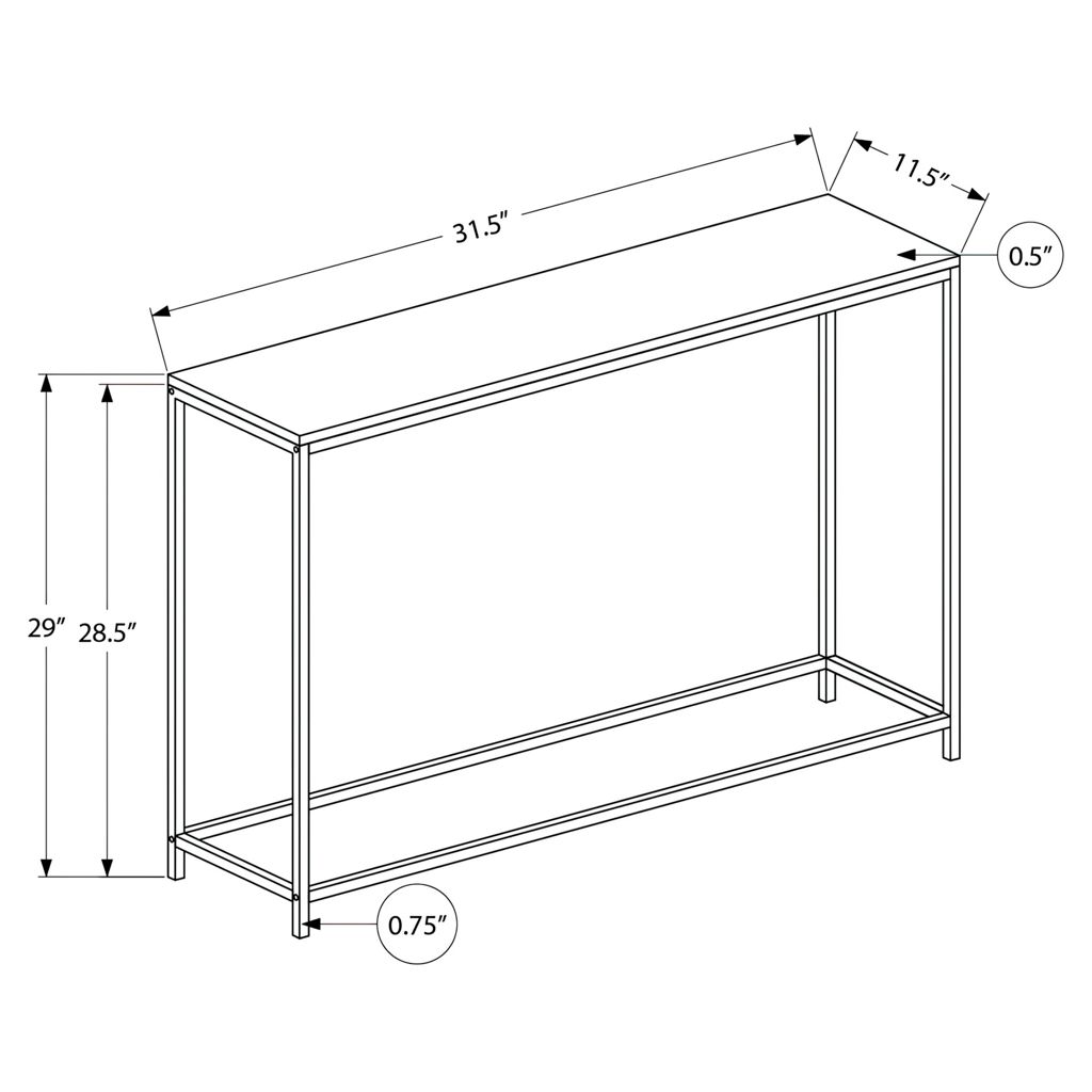 Table console