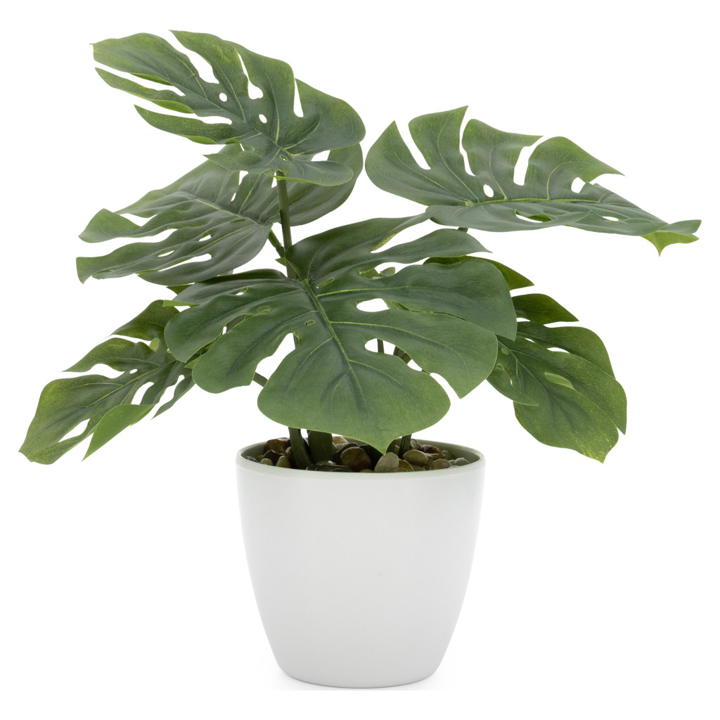 Monstera Faux Potted Plant 10