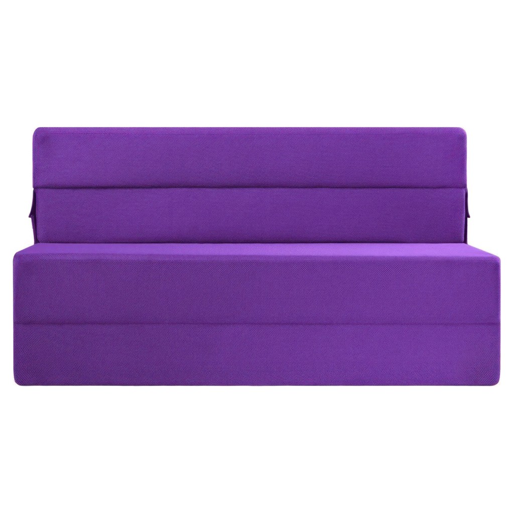 Sofa-lit en mousse Polycouch - Grand 2 places / Violet