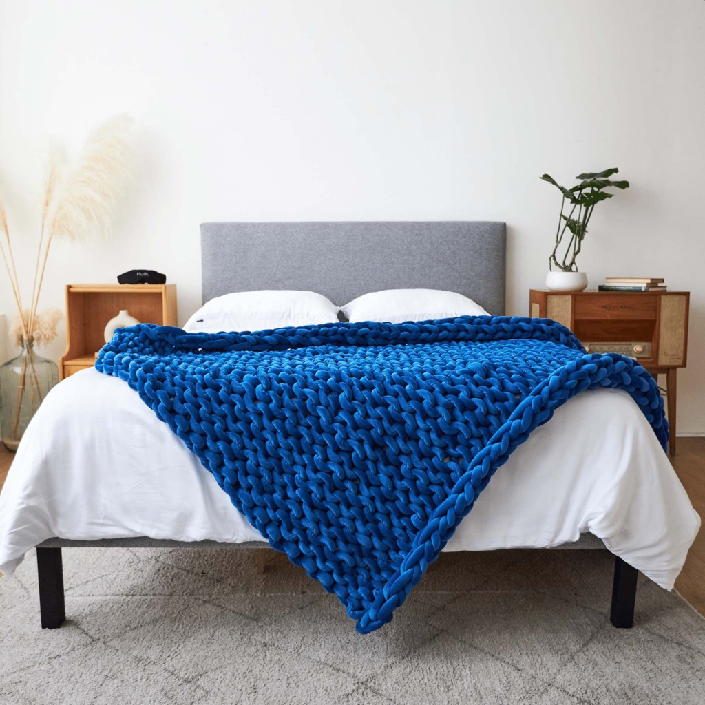 Hush Minky Velour Knit Weighted Blanket