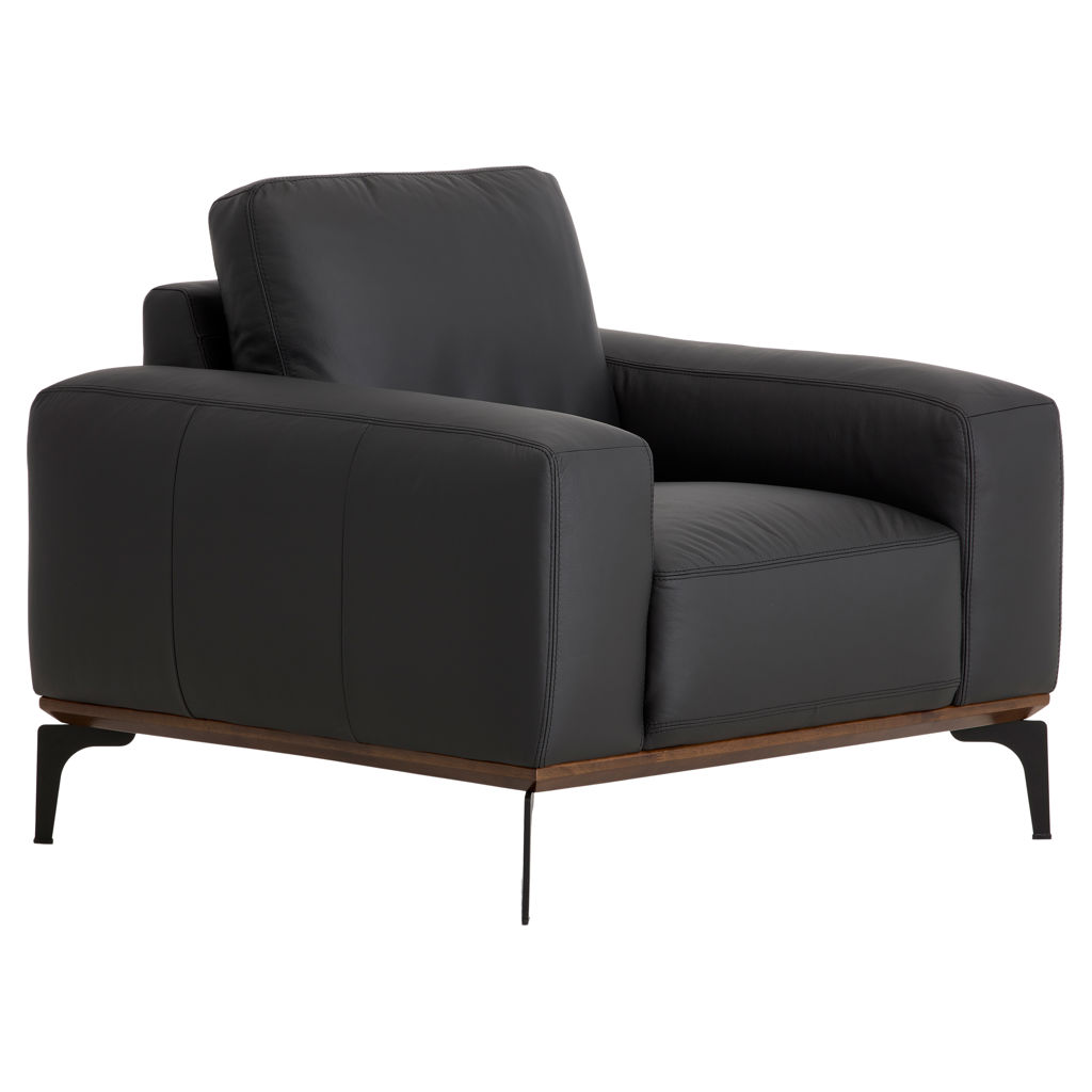 Fauteuil en cuir