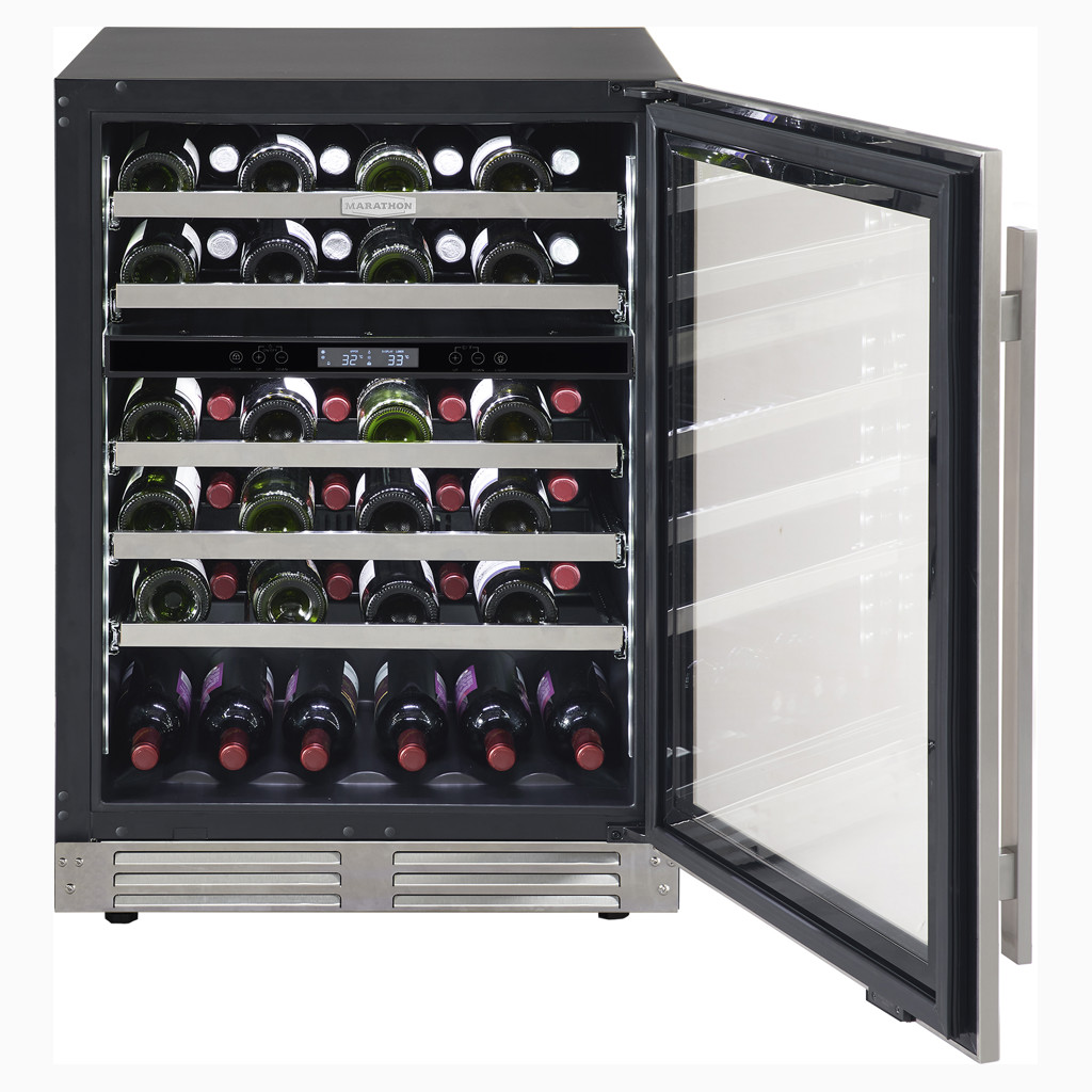 46-Bottle Dual-Zone Wine Cellar Marathon MWC56-DSS | Tanguay