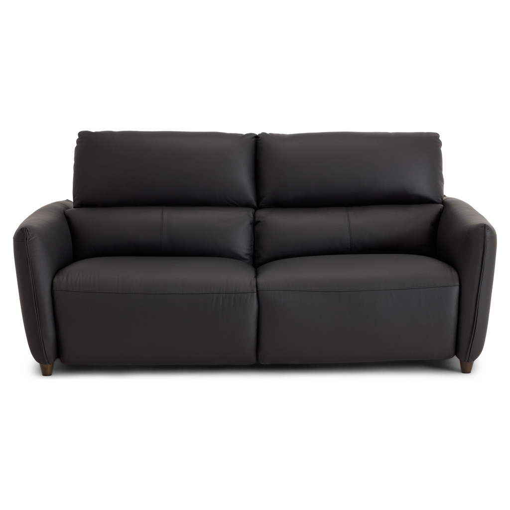 Power Recline Leather Condo Sofa