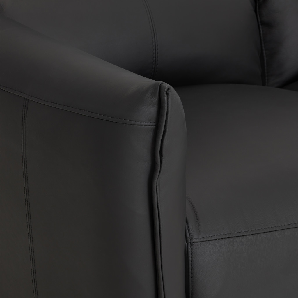 Power Recline Leather Condo Sofa