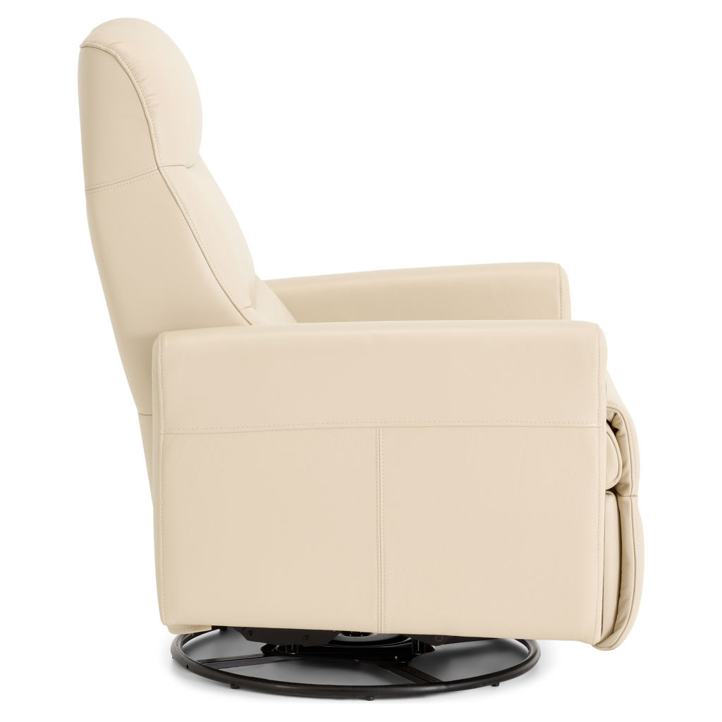 Fauteuil berçant inclinable motorisé en cuir (Grand)