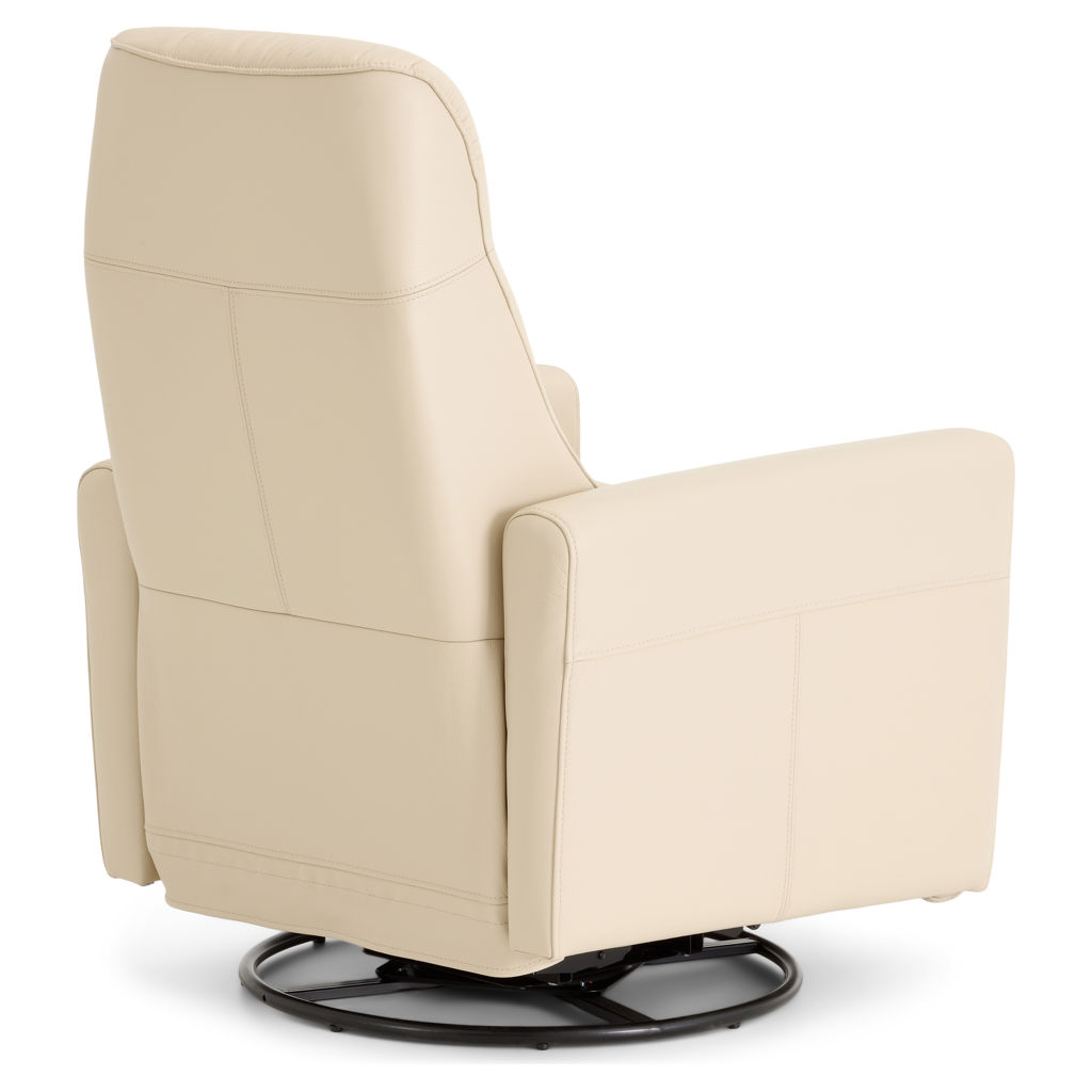 Fauteuil berçant inclinable motorisé en cuir (Grand)