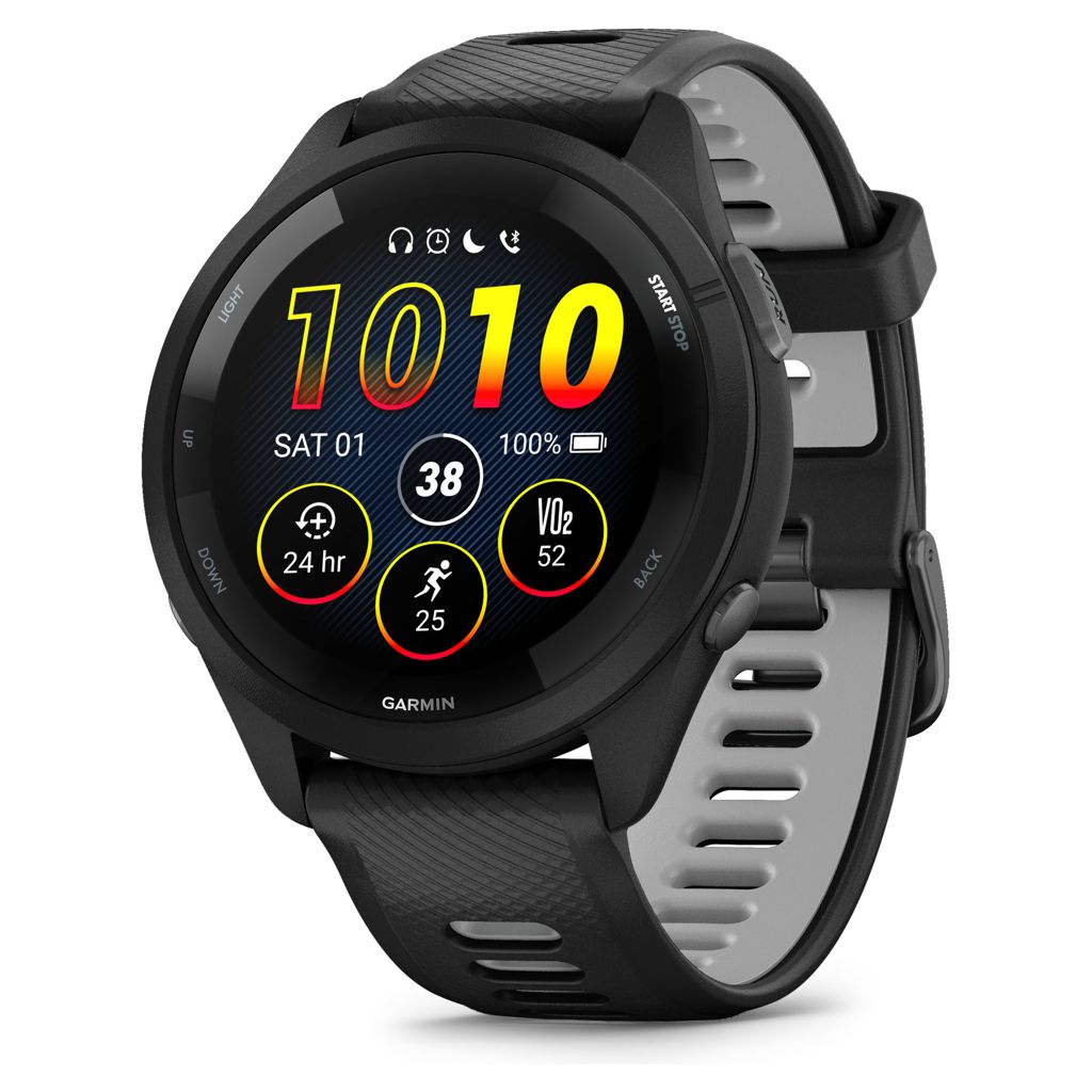 Garmin Forerunner 265 46mm GPS Watch with Heart Rate Monitor black p