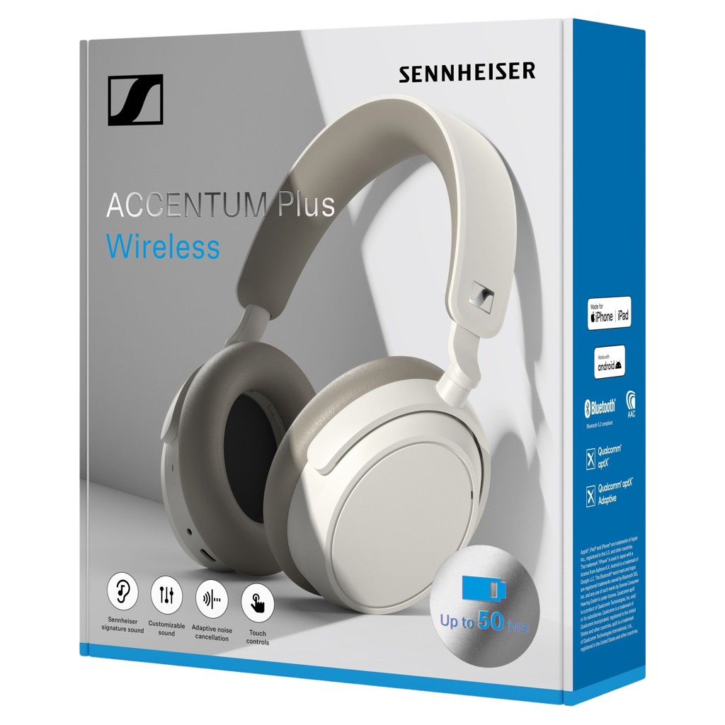 Sennheiser　accentum plus wireless ホワイト ACCENTUM Plus Wireless – The Sound Room
