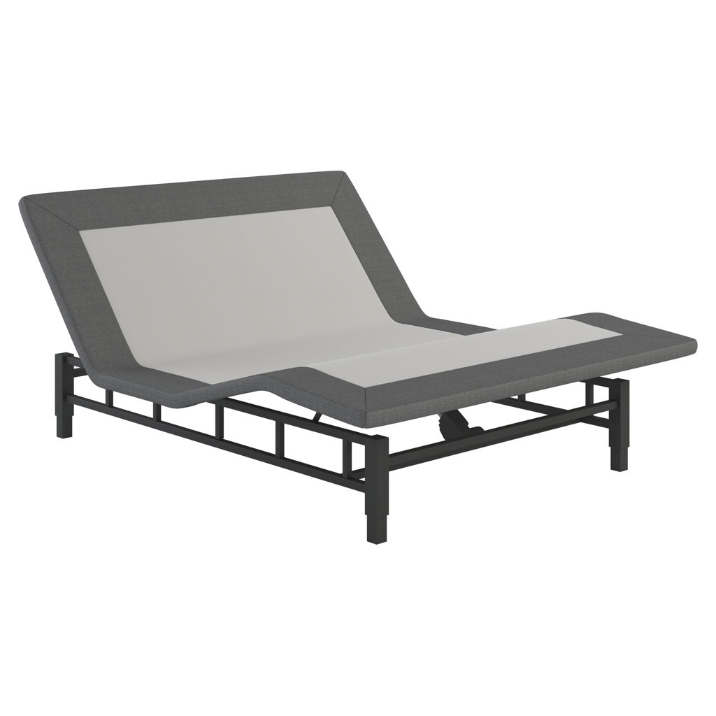 Base de lit ajustable avec matelas semi-ferme Zed-Confort Pixel - Simple XL