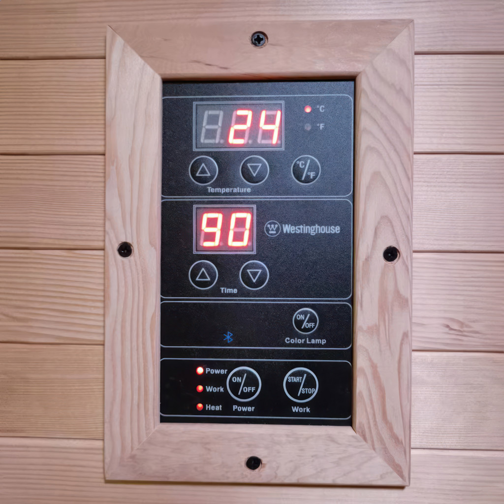 Indoor 2-Person Infrared Corner Sauna