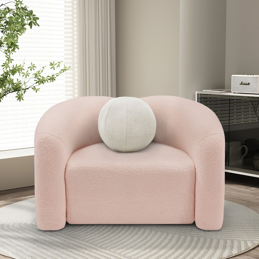 Fauteuil en fausse peau de mouton