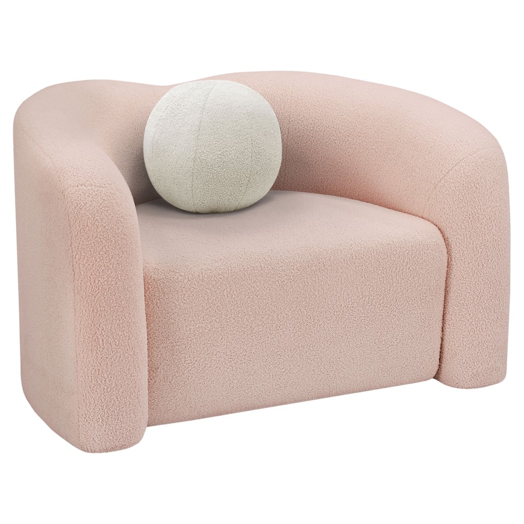 Fauteuil en fausse peau de mouton