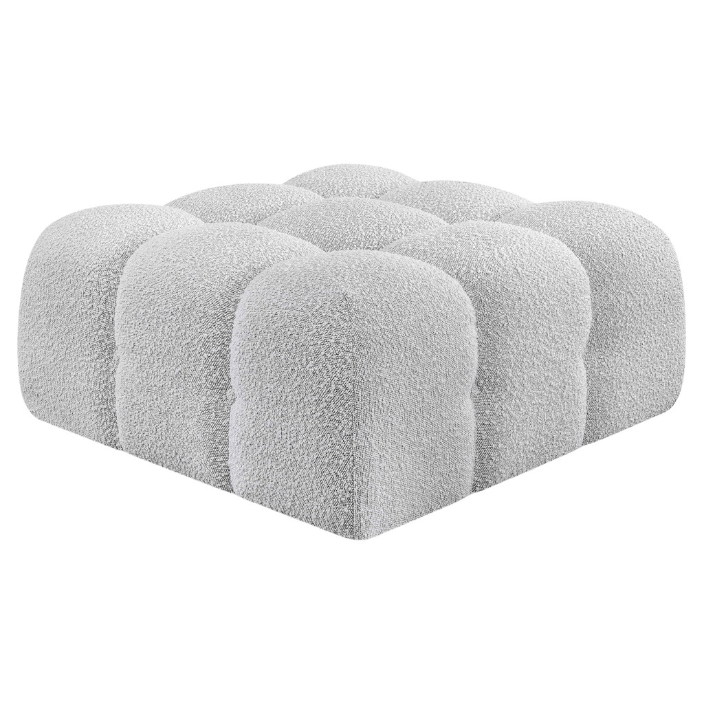 Pouf en tissu Ames