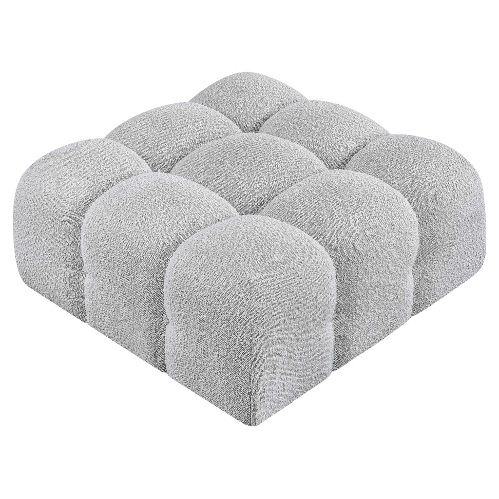 Pouf en tissu Ames