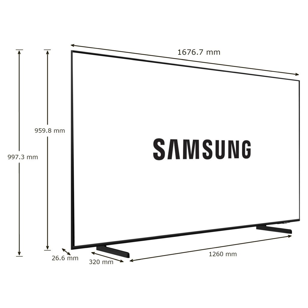 Téléviseur QLED 4K écran 75 po