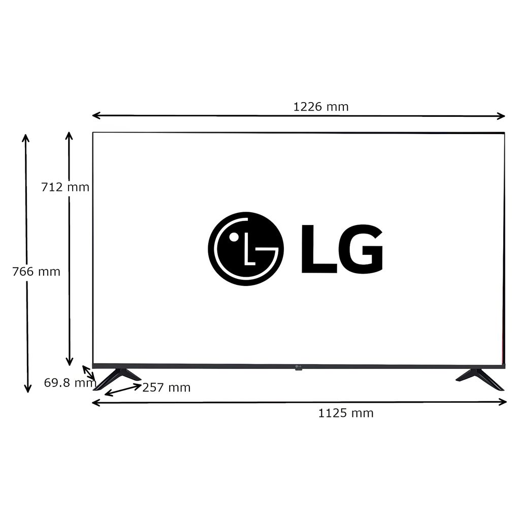 Téléviseur UHD 4K écran 55 po