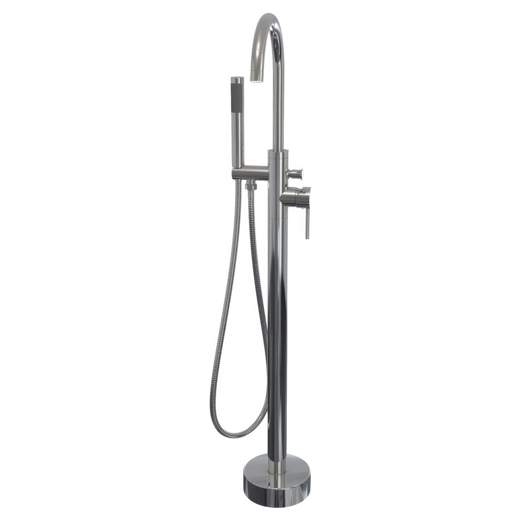 Robinet de baignoire avec douchette Linosa chrome