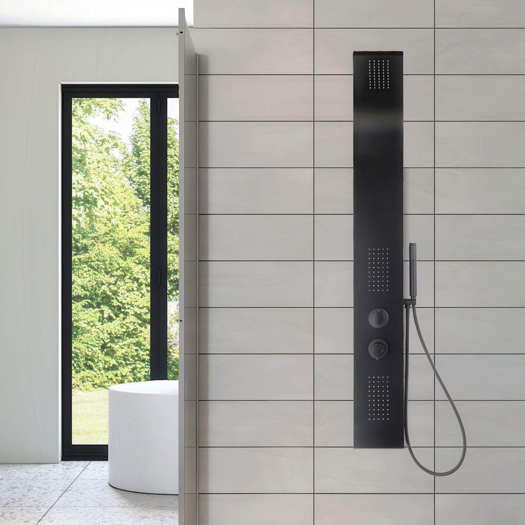 Treyton Shower Panel - black