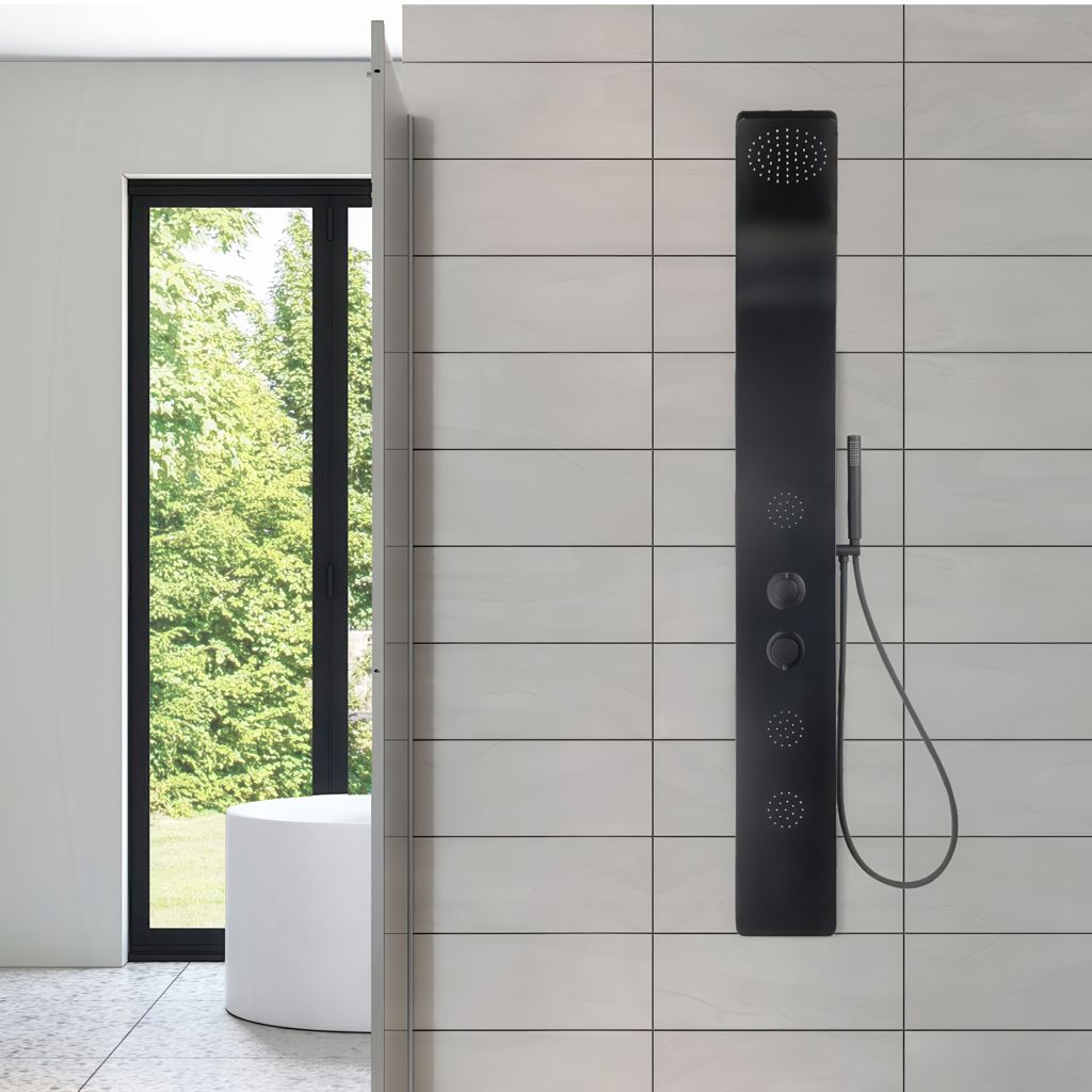 Treyvon Shower Panel - black