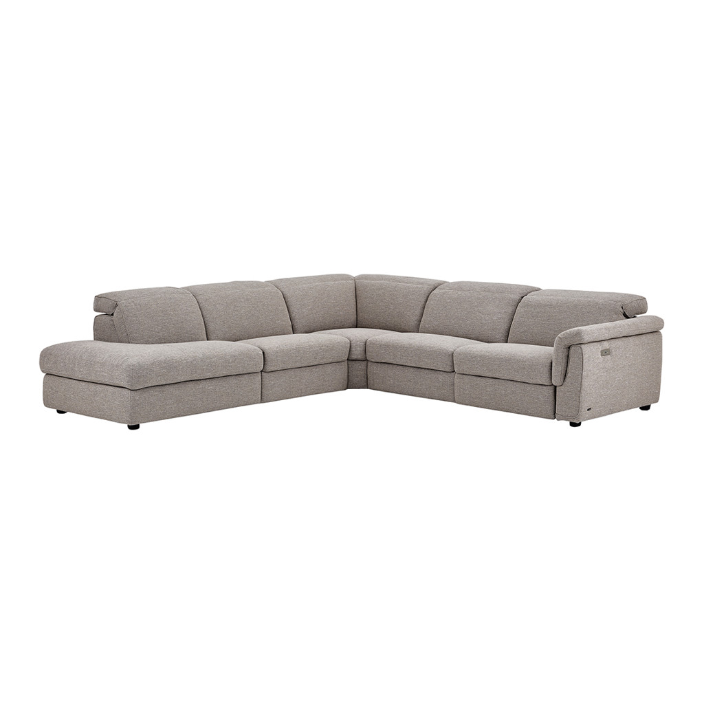 Curioso 5-pc Power Recline Fabric Sectional