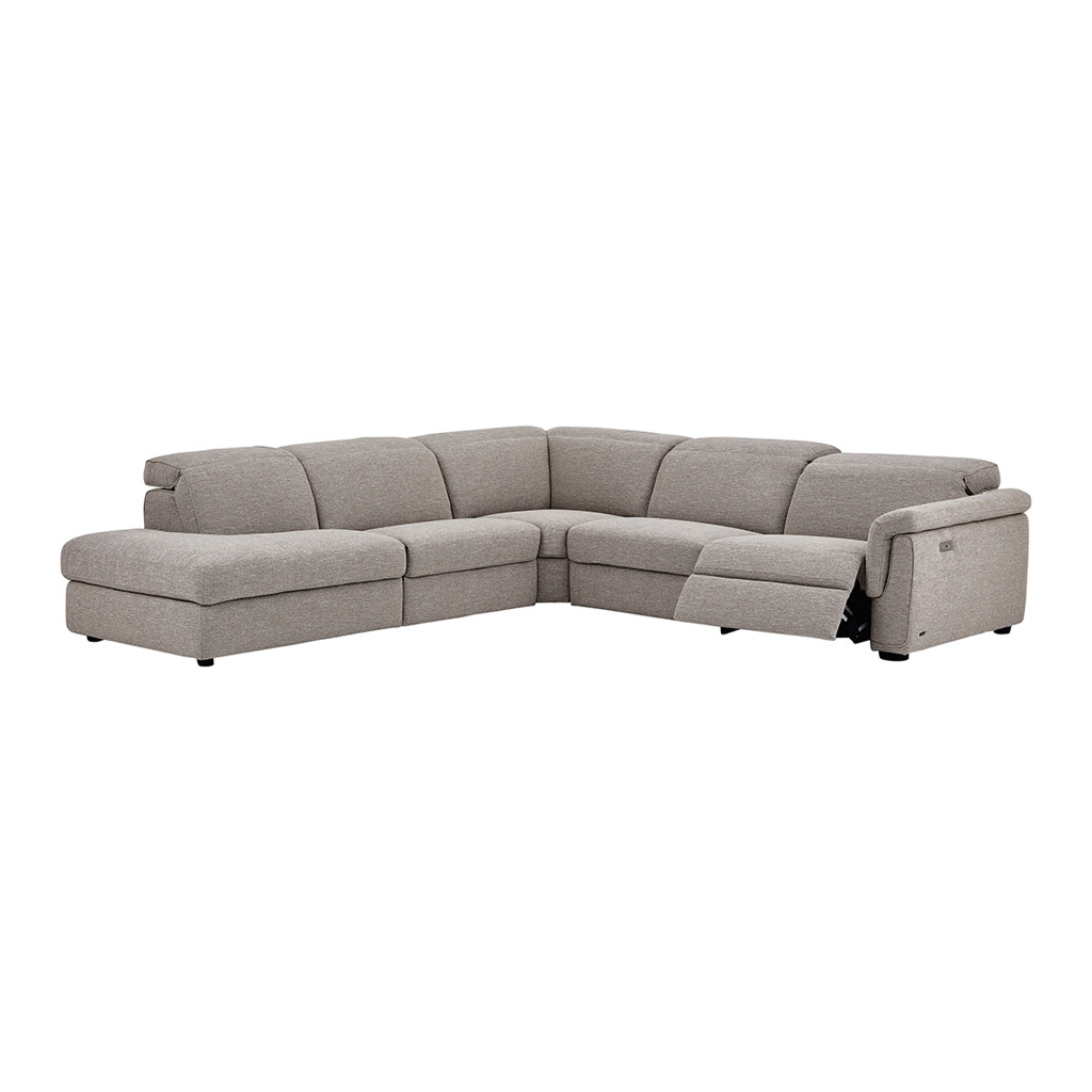 Curioso 5-pc Power Recline Fabric Sectional