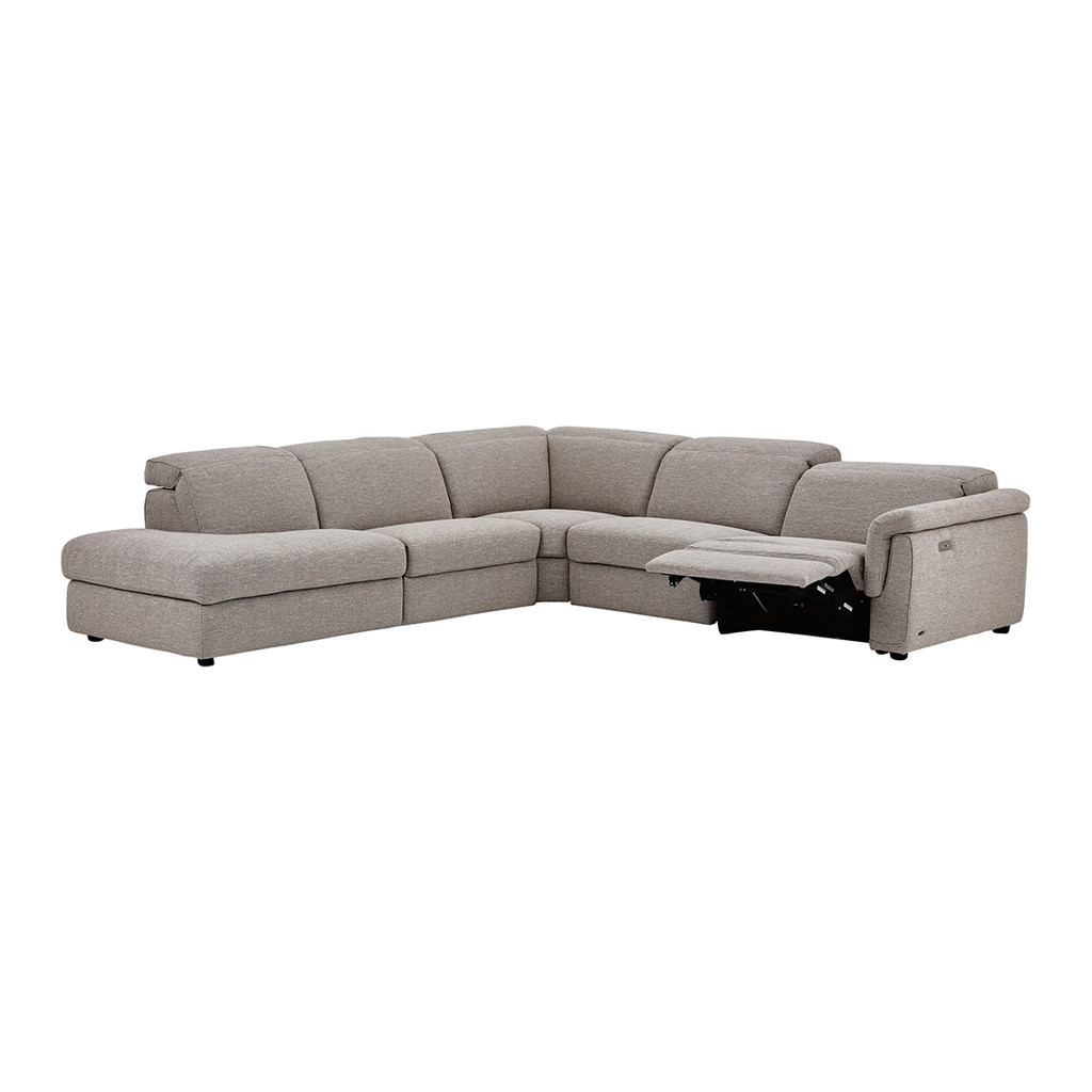 Curioso 5-pc Power Recline Fabric Sectional