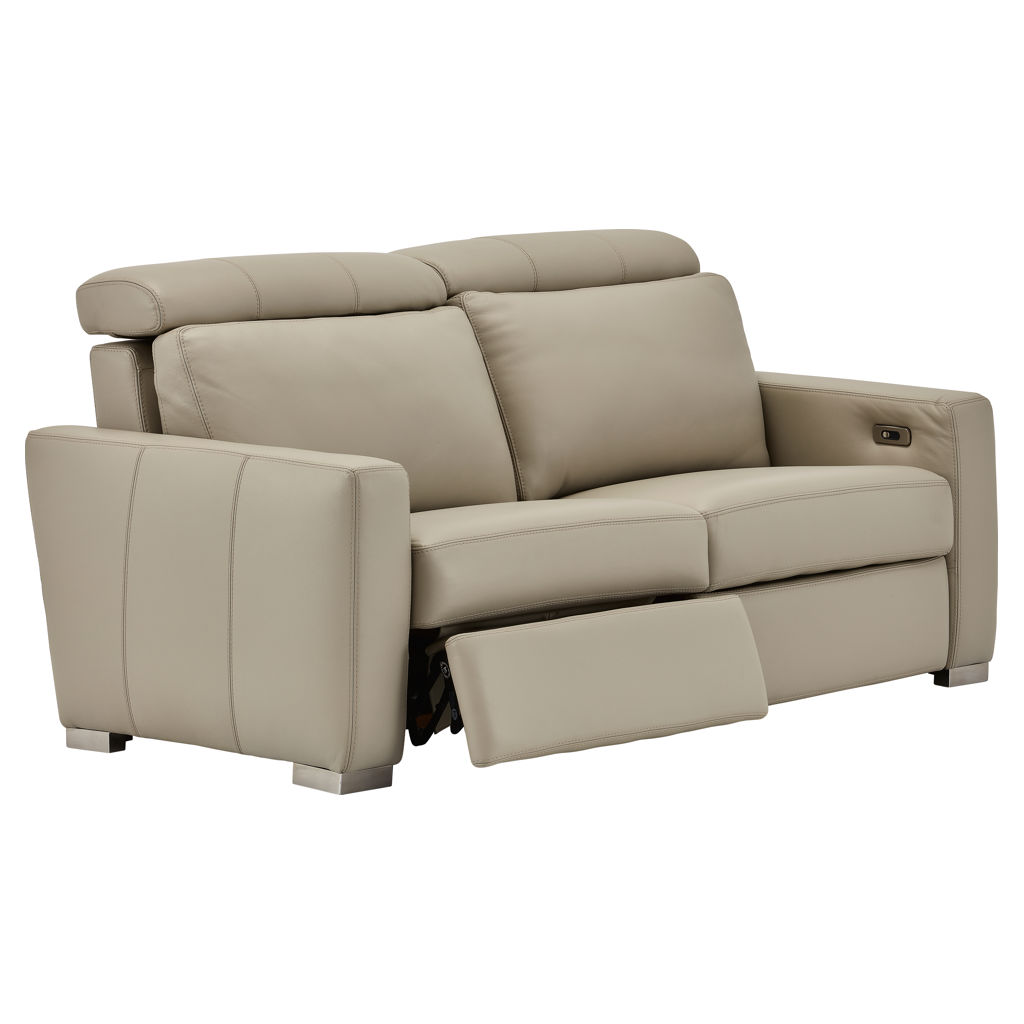 Sofa condo inclinable motorisé en cuir