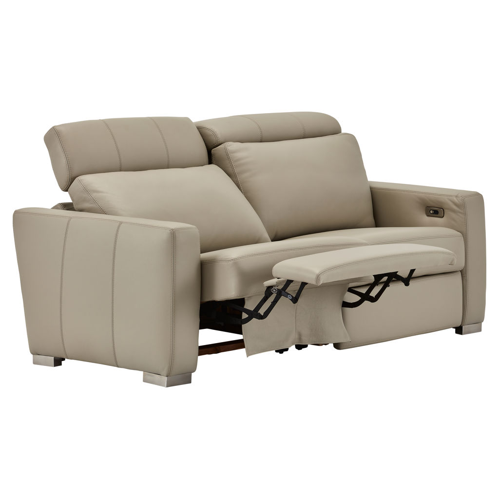 Sofa condo inclinable motorisé en cuir