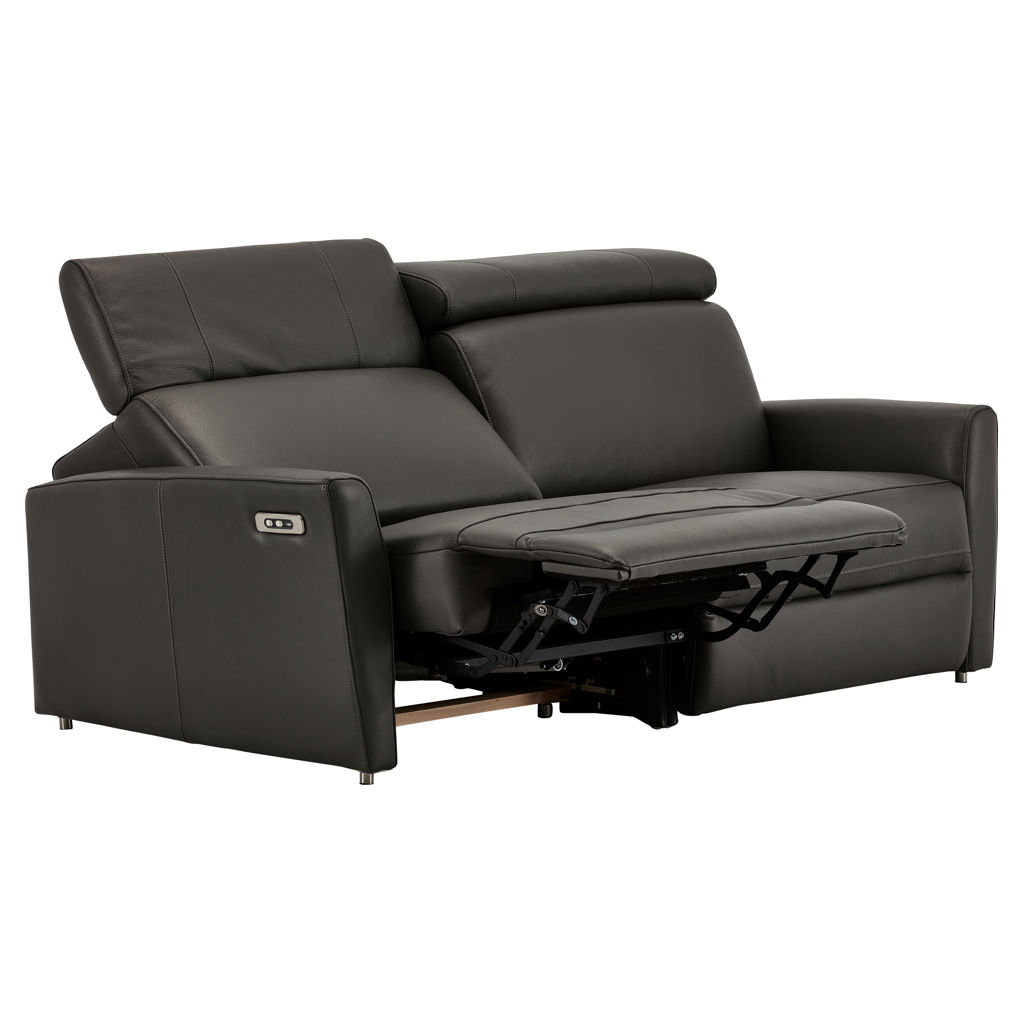 Sofa condo inclinable motorisé en cuir