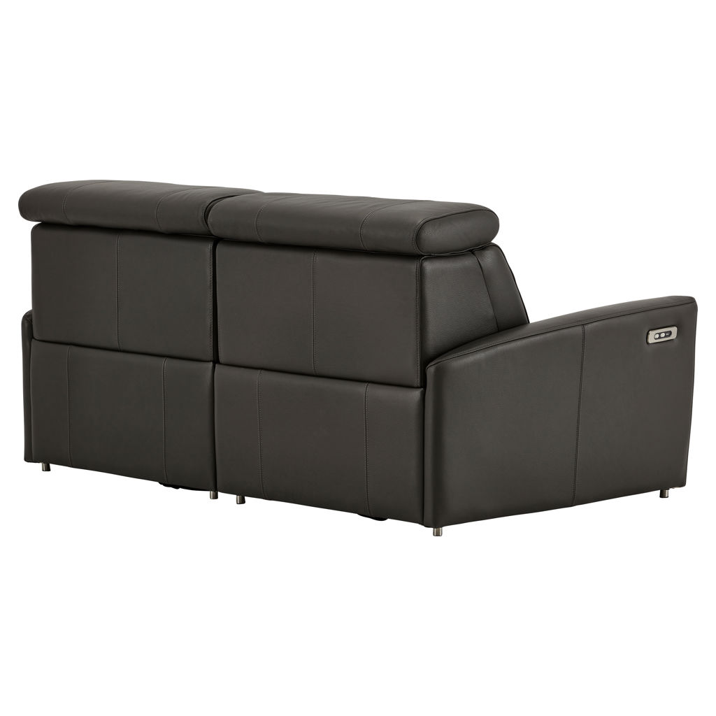 Sofa condo inclinable motorisé en cuir