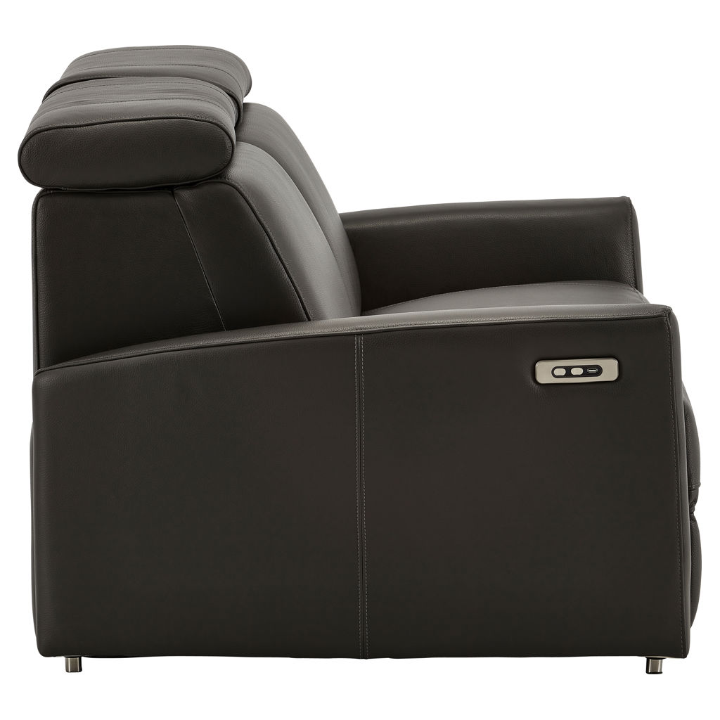 Sofa condo inclinable motorisé en cuir