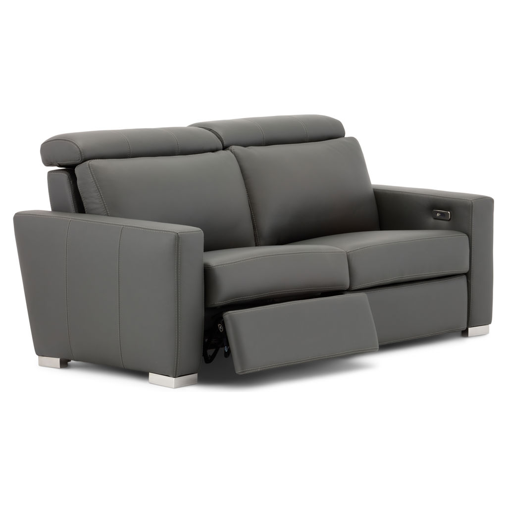 Sofa condo inclinable motorisé en cuir