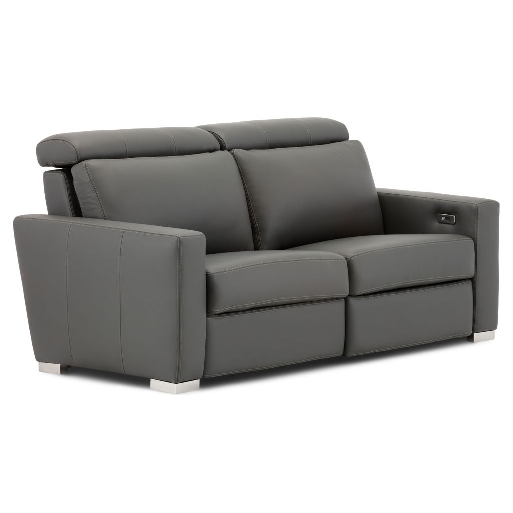 Sofa condo inclinable motorisé en cuir