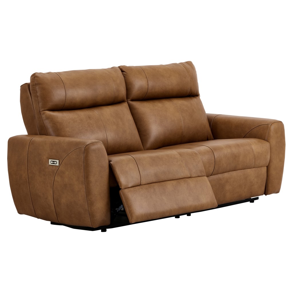 Carter Leather Power Recline Condo Sofa