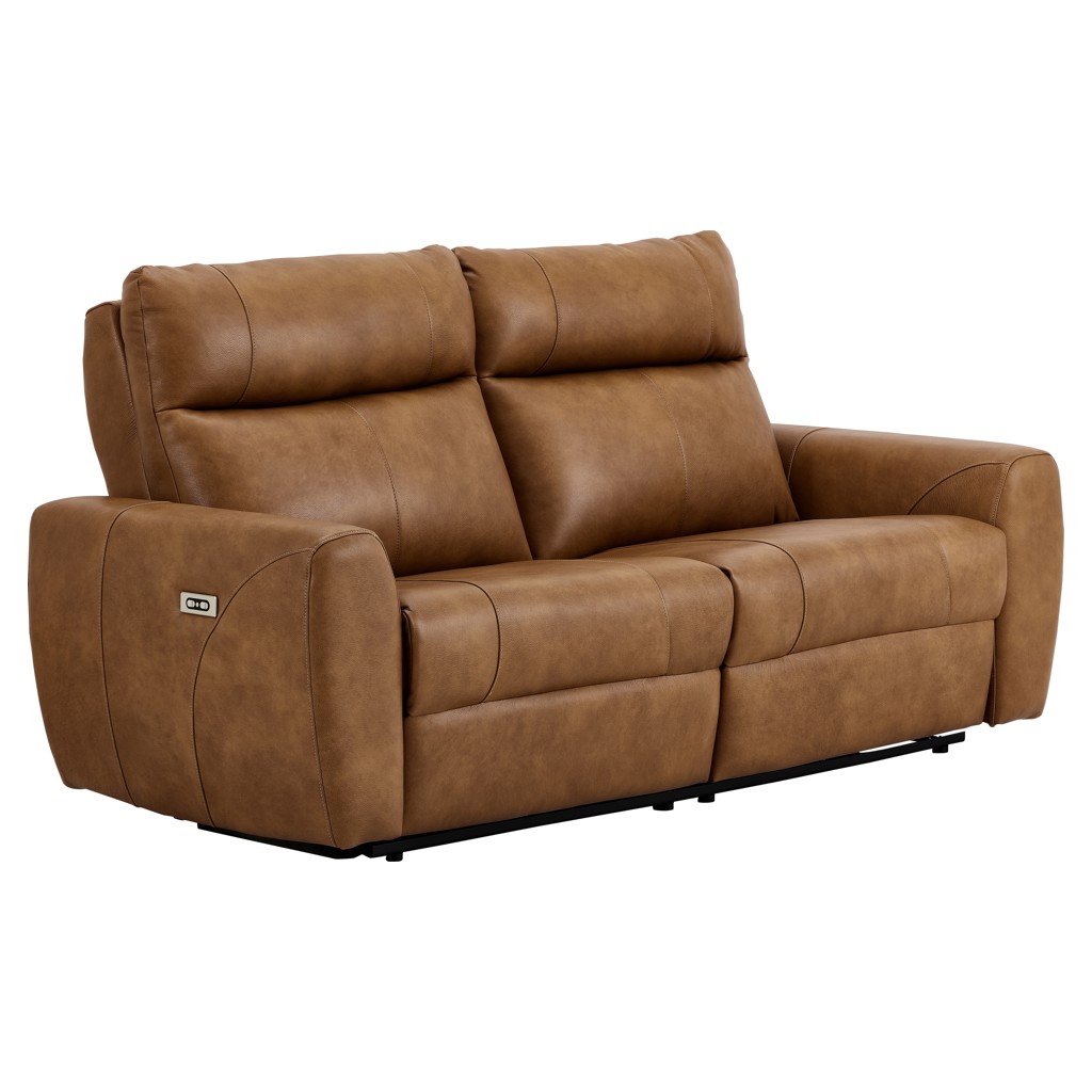 Carter Leather Power Recline Condo Sofa