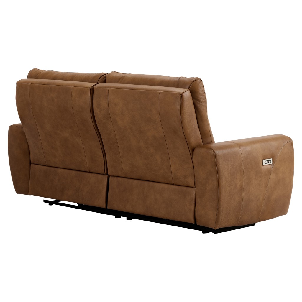 Carter Leather Power Recline Condo Sofa