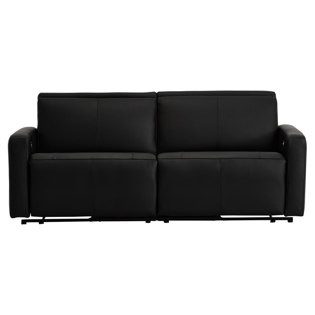 Patty Leather Power Reclining Condo Sofa