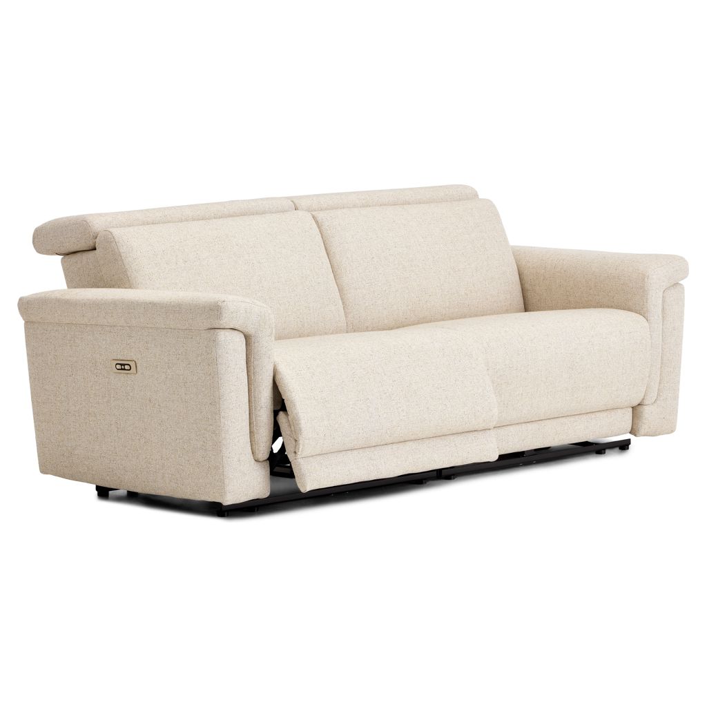 Sofa inclinable motorisé en tissu - Nevin