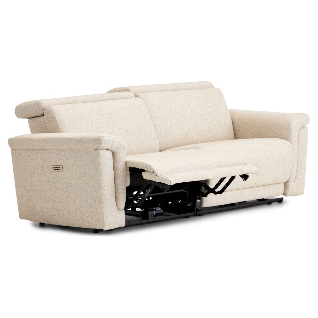 Sofa inclinable motorisé en tissu - Nevin