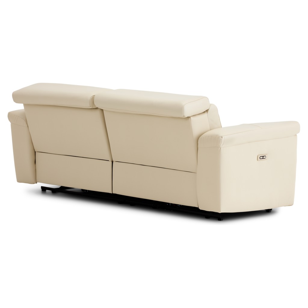 Sofa condo inclinable motorisé en cuir - Nevin