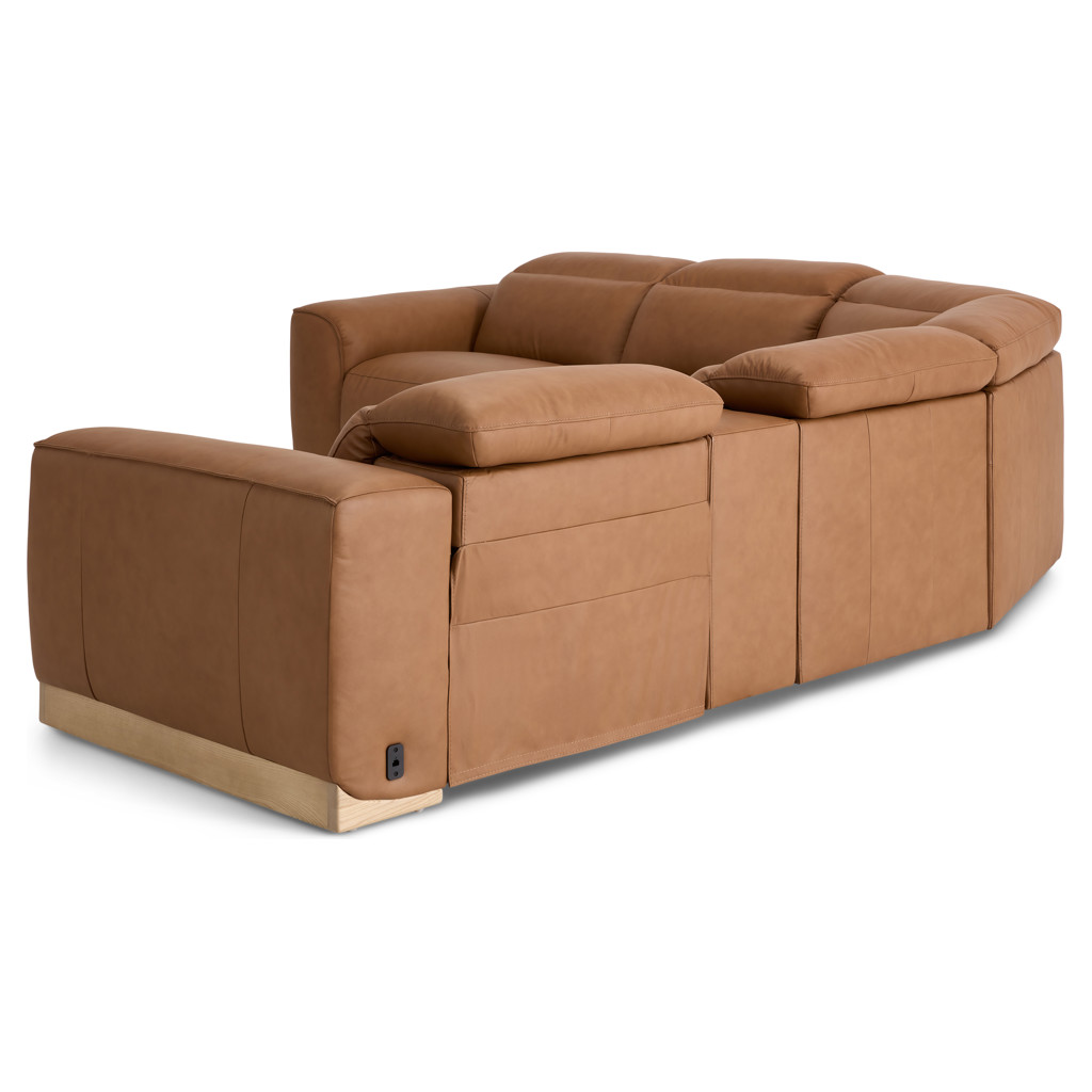 6-pc Leather Sectional Sofa