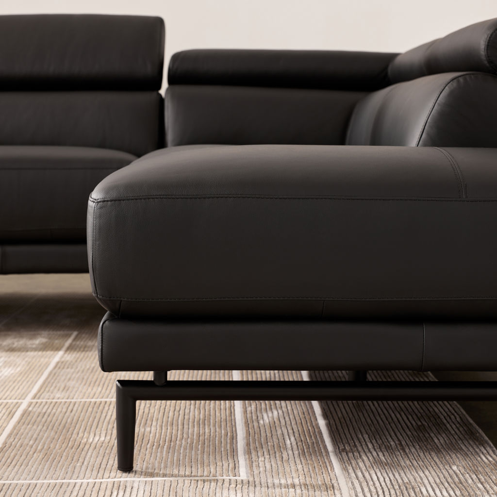 Ballinger Collection 2-pc Leather Sectional Sofa Unique