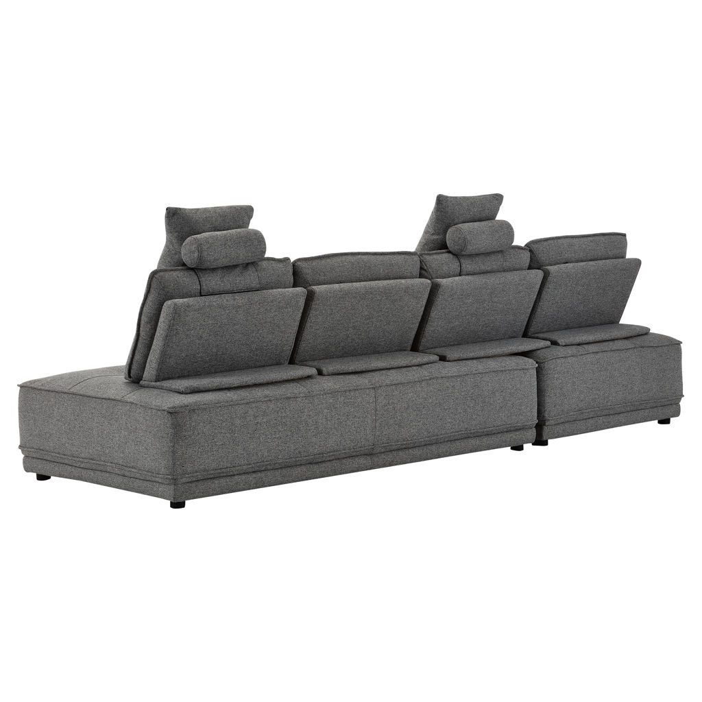 Odilon Collection 2-pc Fabric Modular Sectional