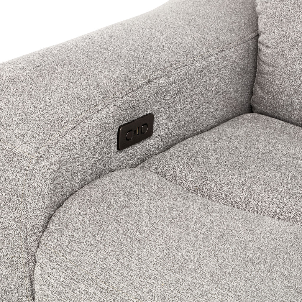 Power Recline Sectional with Integrated Cup Holders AN WAH