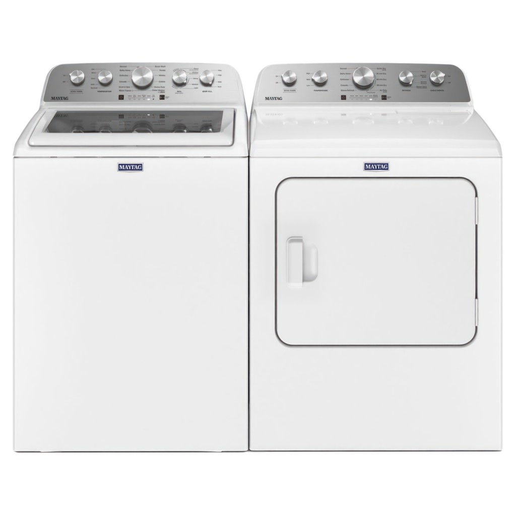 Top Load Washer and Steam Dryer Landry Set