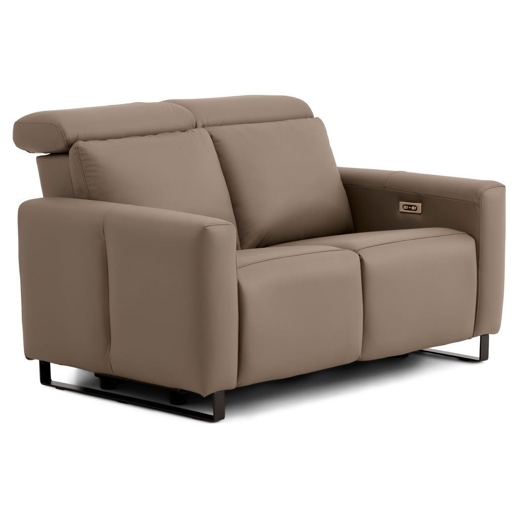 Florent Leather Power Recline Loveseat