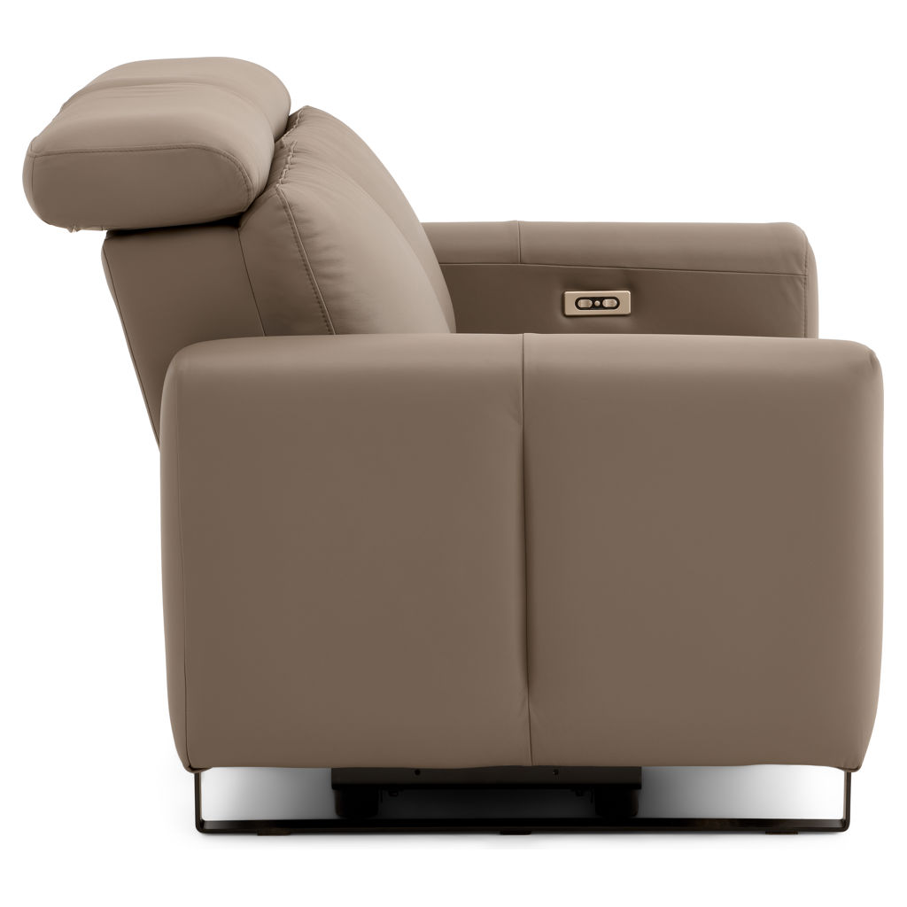 Florent Leather Power Recline Loveseat